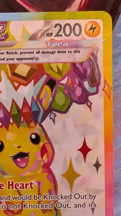 Pokemon Pikachu ex 219/191 Ultra Rare Full Art Holo Sv08: Surging Sparks TCG - Image 5