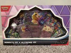 Mimikyu Ex and Alcremie Ex Premium Collection Pokemon TCG (10 booster packs) - Image 1