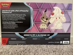 Mimikyu Ex and Alcremie Ex Premium Collection Pokemon TCG (10 booster packs) - Image 2