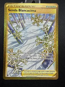 Astral Radiance Pokemon TCG Gold Trainer Path to the Peak 213/189 SPANISH! (NM) - Image 1