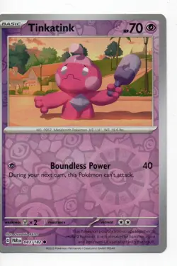 Tinkatink Reverse Holo - 083/182 - Paradox Rift Pokemon - Image 1