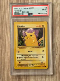 Pokemon Game Pikachu Yellow Cheeks PSA9 #65408412 - Image 1