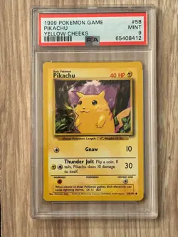 Pokemon Game Pikachu Yellow Cheeks PSA9 #65408412 - Image 2
