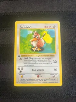 Pokemon Farfetch'd 027/102 Base Set Regular 1999 Wizard - Image 1