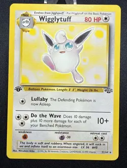 Wigglytuff 32/64 (1st Edition) Pokemon Jungle (NM/LP) - Image 1
