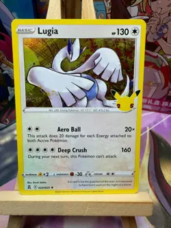 Lugia 022/025 Rare Celebrations Pokemon NM - Image 1