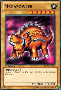 Megazowler LCJW-EN147 X 1 Common 1st Ed Yugioh - Image 1
