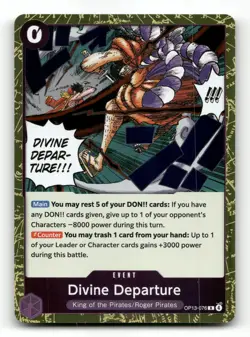 Divine Departure OP13-076 - Carrying On His Will - One Piece Card NM/M - Image 1