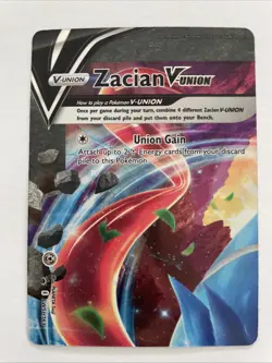 Pokemon Zacian V-UNION 4-Card VUnion Complete Set TCG Collectible Ultra Rare - Image 2