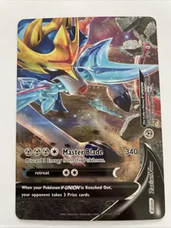 Pokemon Zacian V-UNION 4-Card VUnion Complete Set TCG Collectible Ultra Rare - Image 4