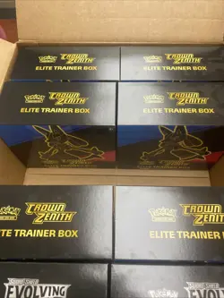 POKEMON EMPTY ETB CASE - 6 Crown Zenith & 4 Evolving Skies - No Packs or Sleeves - Image 3