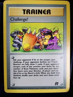 Pokemon TCG Trainer Challenge 74/82 Team Rocket English NM - Image 1