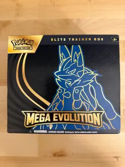 Pokemon TCG Mega Evolutions Lucario ETB Empty *NO PACKS/PROMO* - Image 1