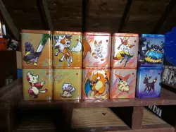 Pokemon Empty Stacking Tins Lot Of 10 - Image 1