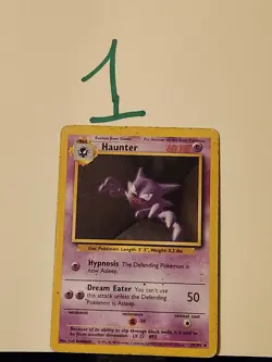 Haunter 29/102 Base Set Uncommon – Damaged – Multiple Available – 1999 Pokemon - Image 1