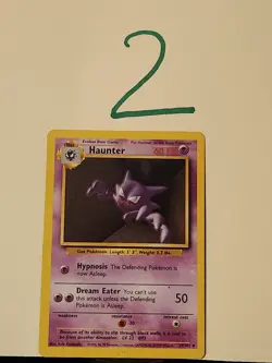 Haunter 29/102 Base Set Uncommon – Damaged – Multiple Available – 1999 Pokemon - Image 3