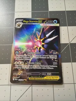Mega Starmie ex 118/088 Me03: Perfect Order Holo Pokemon NM - Image 1