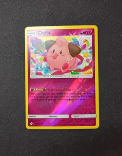Pokemon TCG Cleffa 131/214 Sm-Unbroken Bonds Reverse Holo LP - Image 1