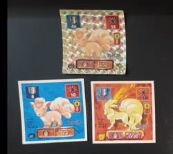Vulpix Ninetales AMADA RETSUDEN HYPER STICKER JAPANESE POKEMON 1996 A47 - Image 1