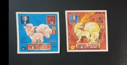 Vulpix Ninetales AMADA RETSUDEN HYPER STICKER JAPANESE POKEMON 1996 A47 - Image 4