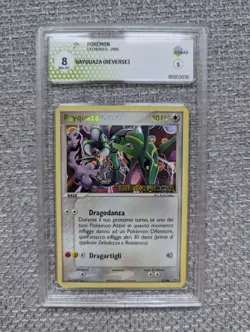 Rayquaza 9/106 EX Smeraldo Reverse Holo STAMP - GRAAD 8 NM-MT - ITA Pokemon - Image 4