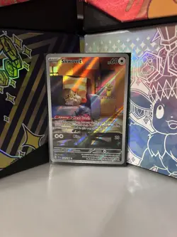 Skwovet Scarlet & Violet Base Set Holo Illustration Rare Pokemon TCG 222/198 - Image 1