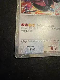 2011 POKEMON CALL OF LEGENDS #SL10 RAYQUAZA-HOLO - Image 4