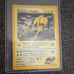 Pokemon Rocket's Zapdos Gym Challenge 15/132 Rare 70 HP English Unlimited HOLO - Image 3