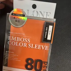 YuGiOh Emboss Color Sleeve Torega Mini 80 Count Used Durable Trading - Image 4