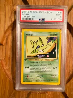 POKEMON 1ST EDITION NEO REVELATION CELEBI PSA 9 PSA # 47601280 - Image 1