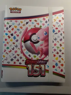Pokemon Scarlet & Violet 151 USED Mew Collector Binder 360 Slots 9 Pocket - Image 1