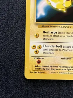 Pokemon TCG Pikachu Wizards Black Star 4 Promos Regular Rare Lightly Played - Image 2