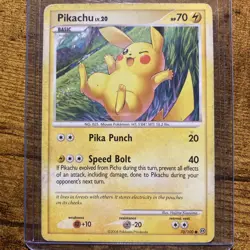 Pokemon Pikachu 70/100 Diamond & Pearl Stormfront MP Pokemon TCG 2008 - Image 1