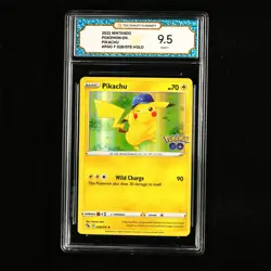 TQG 9.5 MINT+ 2022 Pokemon GO ENG Pikachu F 028/078 Holo - Image 2