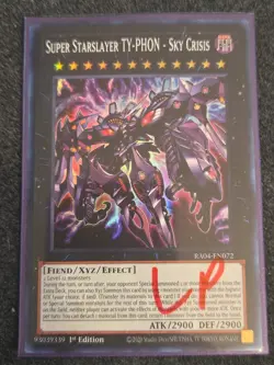 Quarter Century Stampede #RA04-EN072 Super Starslayer TY-PHON Super LP - Image 1