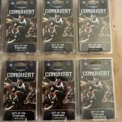 Lot Of 12 Sets WARHAMMER 40K CONQUEST CARD GAME GIFT OF THE ETHEREALS. #Box2 - Image 4