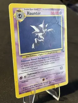 Pokemon TCG Haunter Fossil Set Unlimited Rare Non-Holo Card 21/62 - Image 2