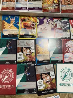 ONE PIECE Card Lot! About 1200! Alt Art, SR, R, Leader, Don, Holo, Sealed Promo - Image 2