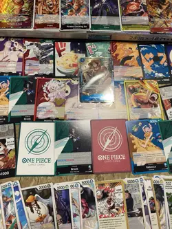 ONE PIECE Card Lot! About 1200! Alt Art, SR, R, Leader, Don, Holo, Sealed Promo - Image 3