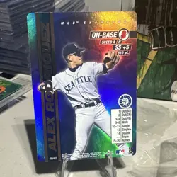 Wizards of the Coast MLB Showdown 2000 Alex Rodriguez Seattle Foil #400 Card - Image 1