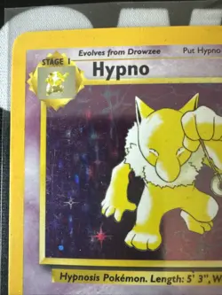 Pokemon Hypno 8/62 Fossil Holo Rare Stage 1 90 HP Card English - Image 2