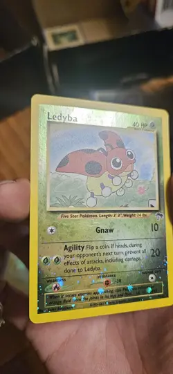 Ledyba 7/18 Southern Island Reverse Holo WOTC Vintage Promo Pokemon Card - Image 2