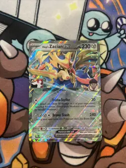 Hop's Zacian ex Double Rare Prize Pack Series Cards 111/159 NM - Image 1