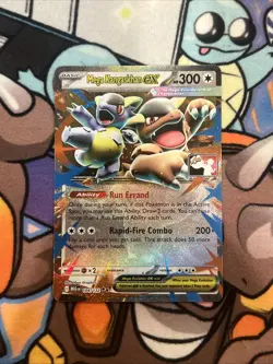 Mega Kangaskhan Ex Pokemon Prize Pack Series 8 Promo Pokemon Card NM - Image 1