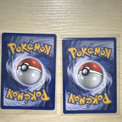 2 (two) Pokemon Trainer Card Lot Piepi-Puppe German Base 1st Ed 70/102 71… - Image 5