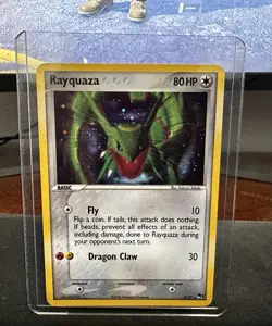 2006 Rayquaza - 3/17 - Holo Rare Promo Pokemon Pop Series 1 Pokemon TCG Card - Image 1