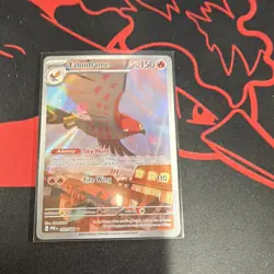 Pokemon TCG Talonflame POR 091/088 Foil 150 HP Fire Wing Attack Card - Image 1