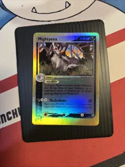 Pokemon TCG Mightyena EX Ruby and Sapphire Holo Rare Card 10/109 - Image 1