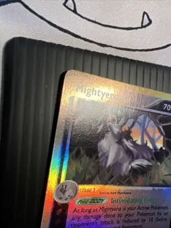 Pokemon TCG Mightyena EX Ruby and Sapphire Holo Rare Card 10/109 - Image 3