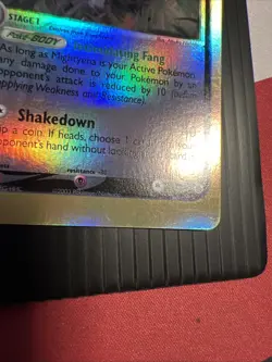 Pokemon TCG Mightyena EX Ruby and Sapphire Holo Rare Card 10/109 - Image 5